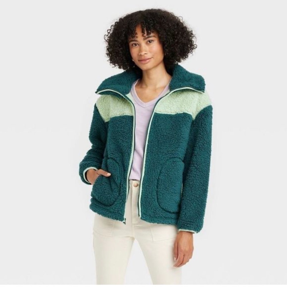 Universal Thread Women's Sherpa Anorak Jacket